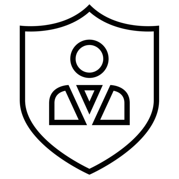 Ikona Profilu Uživatele Vektorové Ilustrace Pozadí — Stockový vektor