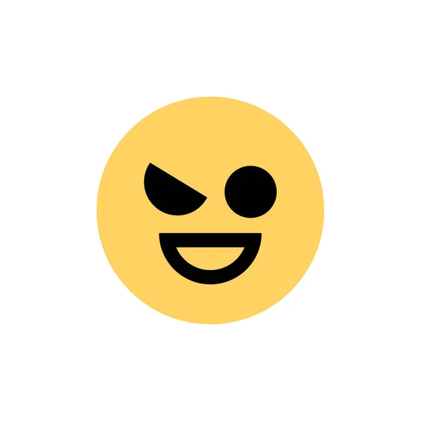 Vektor Illustration Emoji Ansiktsuttryck Emotion Symbol — Stock vektor
