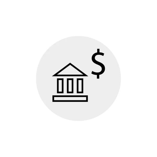 Banca Simple Vector Ilustración — Vector de stock