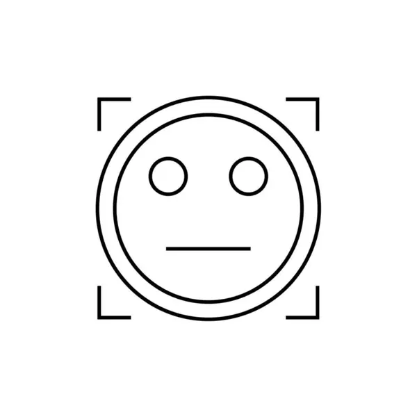 Emoji Gesichtsausdruck Symbol Emoticon Symbol Vektorillustration — Stockvektor