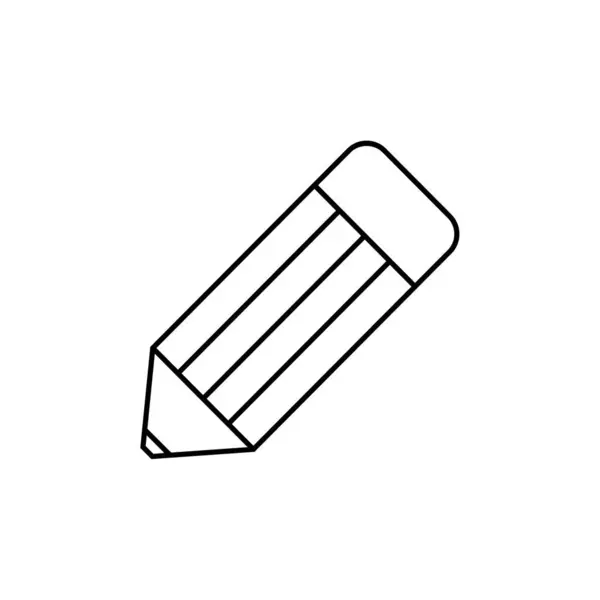 Bleistift Symbol Vektor Illustration — Stockvektor