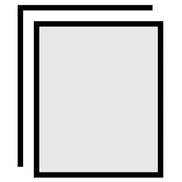 Dateiformat Icon Vektor Illustration — Stockvektor