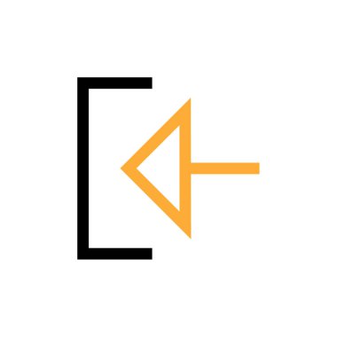 Basit ok tasarımı vektör çizimi