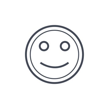 emoji yüz ifadesinin vektör çizimi, duygu sembolü