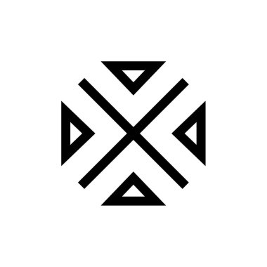 Web tasarımı için yaratıcı tasarım çapraz sembolünü, vektörünü, simgesini durdur.  