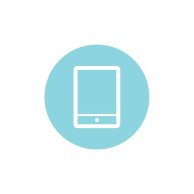 ipad tableti pc simgesi, vektör işareti 