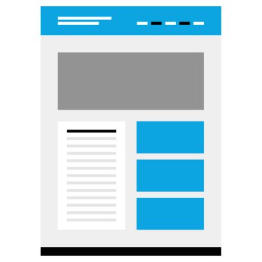 wirefram simgesi vektör illüstrasyonu