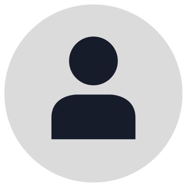 kullanıcı simgesi, insan yüzünün vektör illüstrasyonu