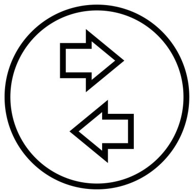 ok simgesi, vektör illüstrasyonu 