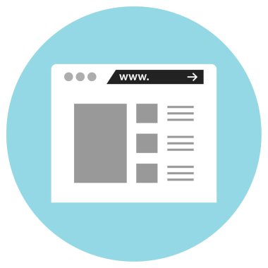 Kablo çerçeve simgesinin vektör illüstrasyonu