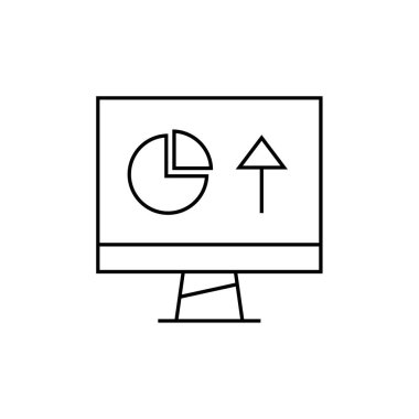 iş grafiği vektör illüstrasyonu