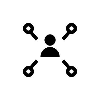 Modern iletişim simgesinin vektör illüstrasyonu    