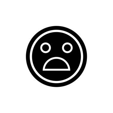 emoji yüz ifadesinin vektör çizimi, duygu sembolü