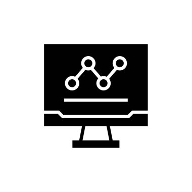 iş grafiği vektör illüstrasyonu