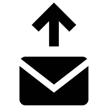 posta web simgesi, basit illüstrasyon 