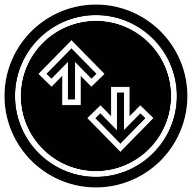 Okların vektör illüstrasyonu modern simge