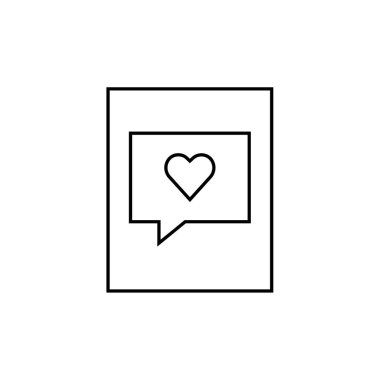 SMS ve Metin Mesajlaşması ikon vektör illüstrasyonu