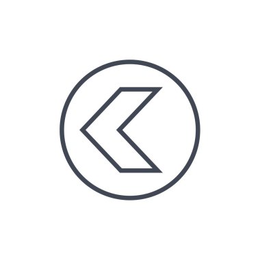 Basit ok tasarımı vektör çizimi