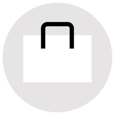 Alışveriş torbaları simge vektör çizim