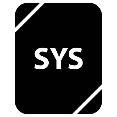 sistem sistemi sayfa uzantısı, simge 