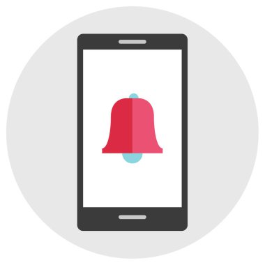 akıllı telefon simgesi basit vektör illüstrasyonu