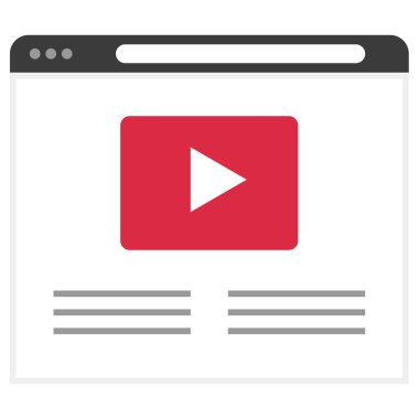 Beyaz arkaplanda arayüz simgesi tasarla 