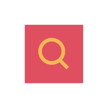 Arama simgesi, vektör illüstrasyonu 