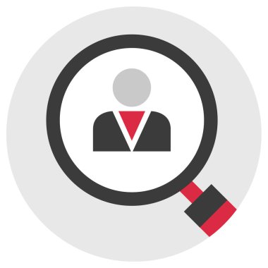 Kullanıcı profil simgesi vektör resimleme arkaplanı 