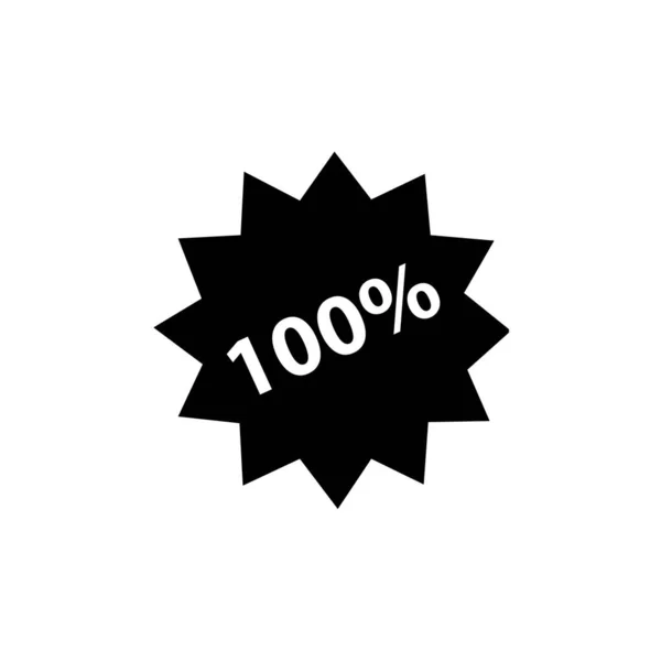 100 Відсотків Піктограм Векторні Ілюстрації — стоковий вектор