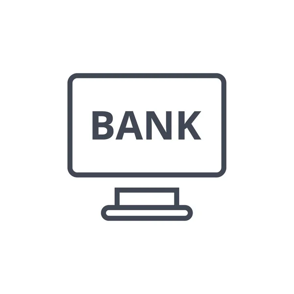 Bankieren Eenvoudige Vector Illustratie — Stockvector