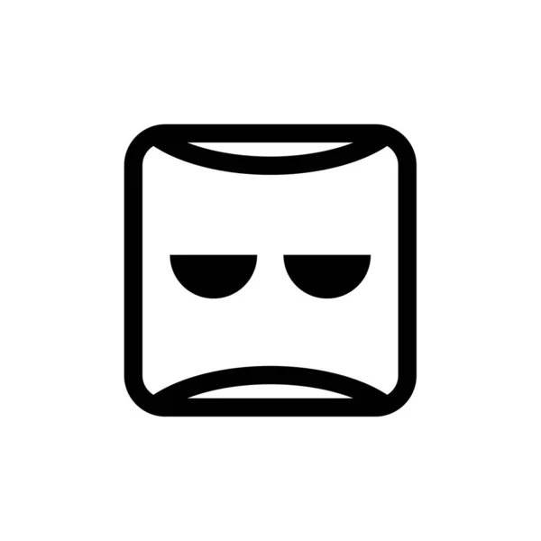 Emoji Simbol Ekspresi Wajah Ikon Emoticon Ilustrasi Vektor - Stok Vektor