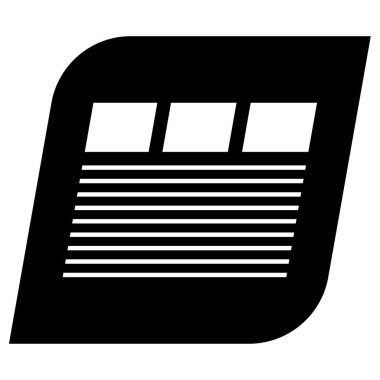 Kablolar modern simge, vektör illüstrasyonu