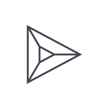 Basit ok tasarımı vektör çizimi