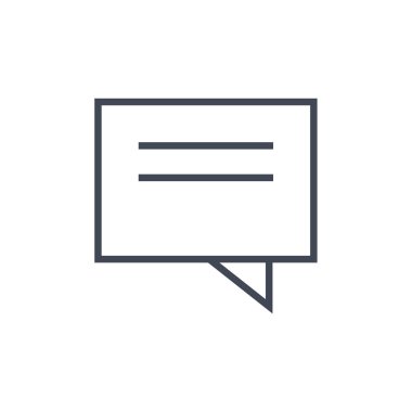 Haberci ampul simgesi, sohbet için boş