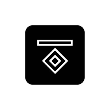 Şaşırmış şekilli yaratıcı soyut tasarım, vektör illüstrasyonu