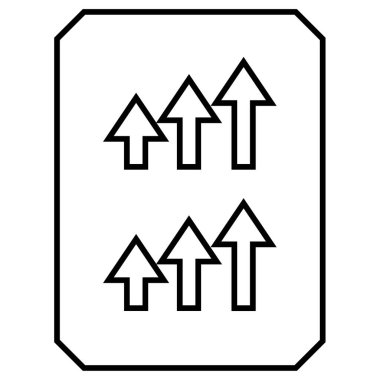 iş raporu simgesi basit illüstrasyon