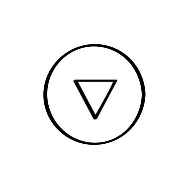 Basit ok tasarımı vektör çizimi