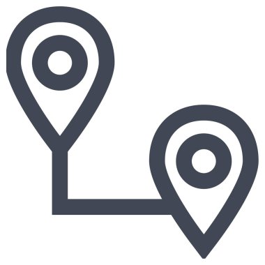 konum. Web simgesi basit illüstrasyon