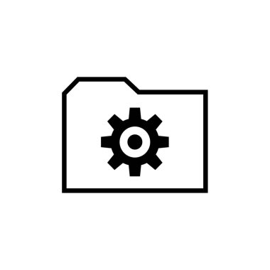 ayar simgesi vektör illüstrasyonu