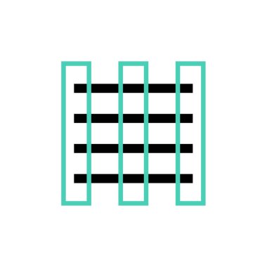 soyut yaratıcı tasarım izole edilmiş simge, vektör illüstrasyonu       