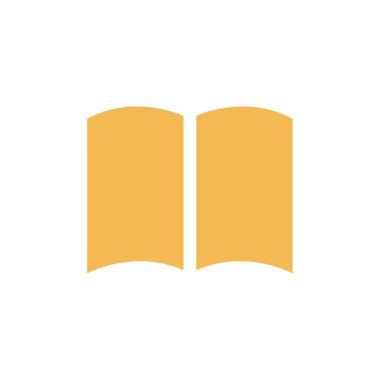 Kitap simgesi aç, vektör illüstrasyonu 
