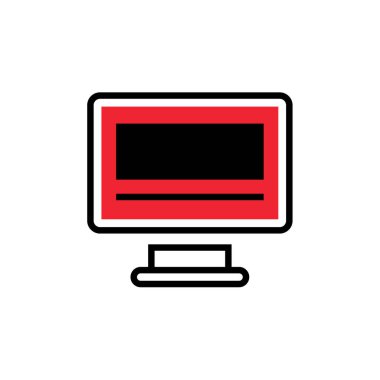 izleyici simgesi, görüntü simgesi, vektör illüstrasyonu  