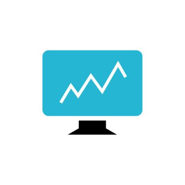 Analizler simge vektör illüstrasyonunu imzaladı