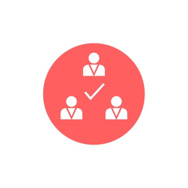 İşaretleme simgesinin vektör illüstrasyonu    