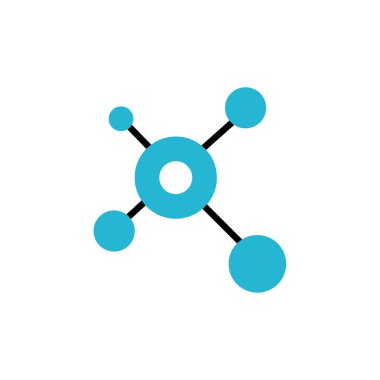 veri web simgesi, vektör illüstrasyonunu paylaş