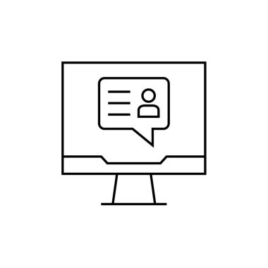 Metin Mesajlaşma simgesi vektör illüstrasyonu