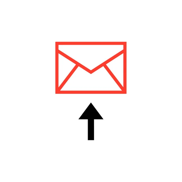 Icône Web Mail Illustration Simple — Image vectorielle