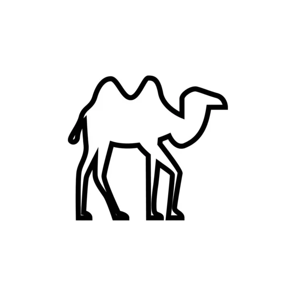 Icono Camello Plantilla Diseño Vectores — Archivo Imágenes Vectoriales