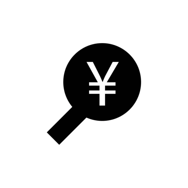 Keresés Ikon Vektor Illusztráció — Stock Vector