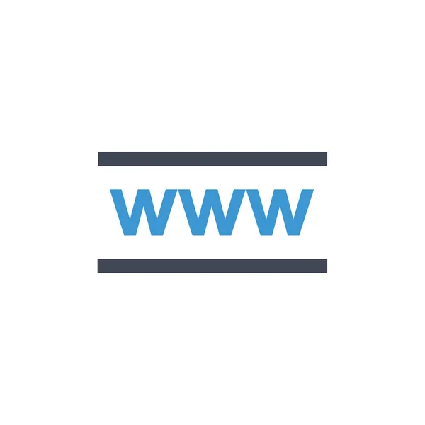 Internet Www Web Online Icon Design Vector — Stock Vector